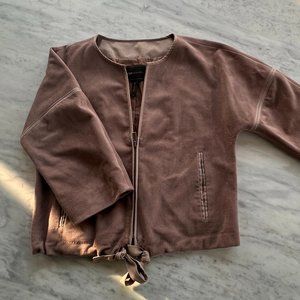 EUC BCBG Faux Suede Jacket - XS